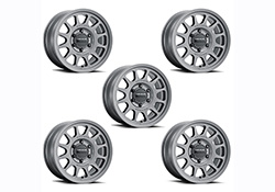 2021-2024 BRONCO 17 IN. X 8.5 IN. METHOD WHEEL KIT - MATTE GRAY