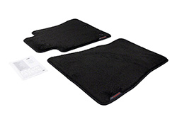 MUSTANG 2015-2025 CARPET FLOOR MAT, 60OZ - BLACK 