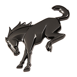 BRONCO REAR EMBLEM - GLOSS BLACK