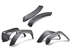BRONCO RAPTOR CARBON FIBER FENDER FLARE SET-MATTE