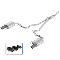 2015-2020 MUSTANG 2.3L ECOBOOST CAT-BACK EXTREME EXHAUST SYSTEM WITH CARBON FIBER TIPS