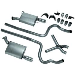 2005-2009 MUSTANG V6 TOURING DUAL EXHAUST KIT
