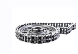 302-351W DOUBLE ROLLER TIMING CHAIN SET-STEEL GEAR