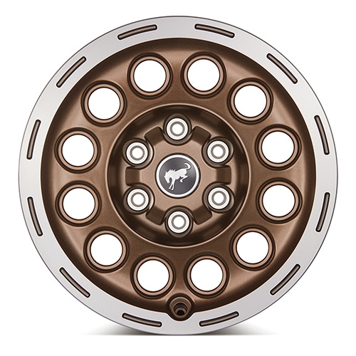 BRONCO 17" X 8.0" SINISTER BRONZE SINGLE WHEEL