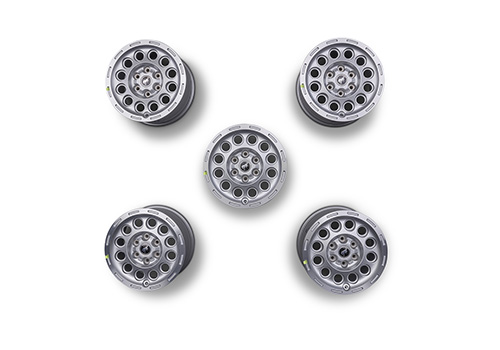 2021-2024 BRONCO 17" X 8" WHEEL KIT - SILVER