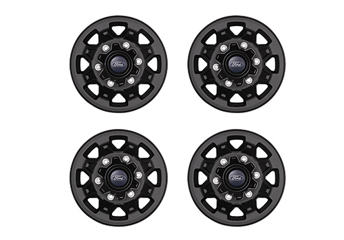 TRANSIT 16"X6.5" WHEEL KIT - MATTE BLACK