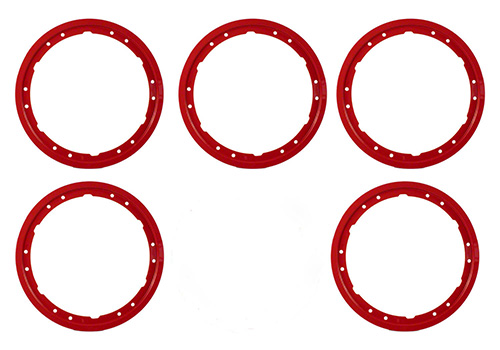 BRONCO BEADLOCK TRIM RING KIT - RED