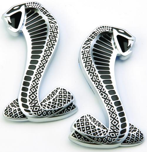 2007-2009 MUSTANG SVT 'COBRA' SNAKE FENDER EMBLEMS