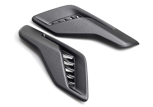 F-150 RAPTOR CARBON FIBER FENDER VENT SET - MATTE