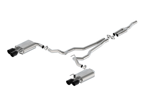 MUSTANG 2.3L EXTREME ACTIVE CAT-BACK - BLACK TIP