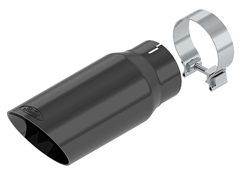 SUPER DUTY EXHAUST TIP - BLACK CHROME