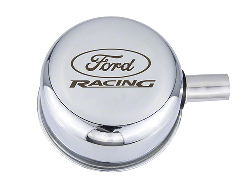 CHROME  BREATHER CAP W/ FORD RACING LOGO