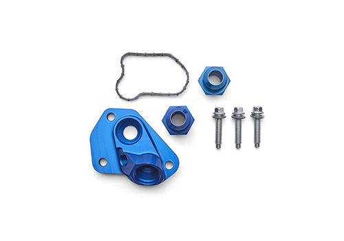 2015-2026 MUSTANG 5.0L COYOTE OIL LINE ADAPTOR