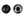 M14 X 1.5 BLACK LUG NUT WHEEL KIT (6)