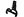 BRONCO CLASSIC SCRIPT FENDER BADGE KIT - MATTE BLACK