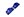 BRONCO TOW HOOKS-PAIR-BLUE