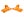 BRONCO TOW HOOKS-PAIR-ORANGE