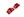BRONCO TOW HOOKS-PAIR-RED