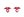 2017-2026 SUPER DUTY TOW HOOKS-PAIR-RED