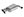 MUSTANG 2.3L TOURING NON-ACTIVE AXLE-BACK W/ GT VALANCE - CHROME TIP