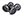 MAVERICK 20"X8" BLACK WHEEL KIT